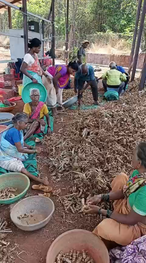 The Aatley village community with the Graminno team